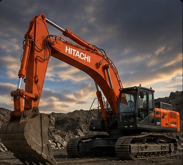 Hitachi mining excavator
