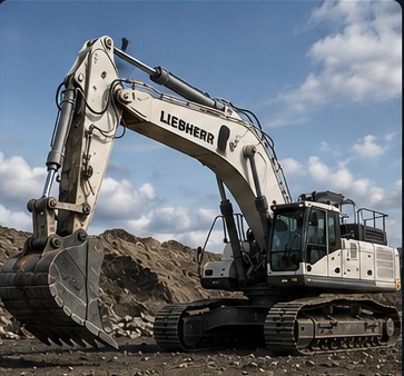 Liebherr mining excavator