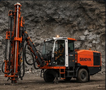 Sandvik mining drill rig